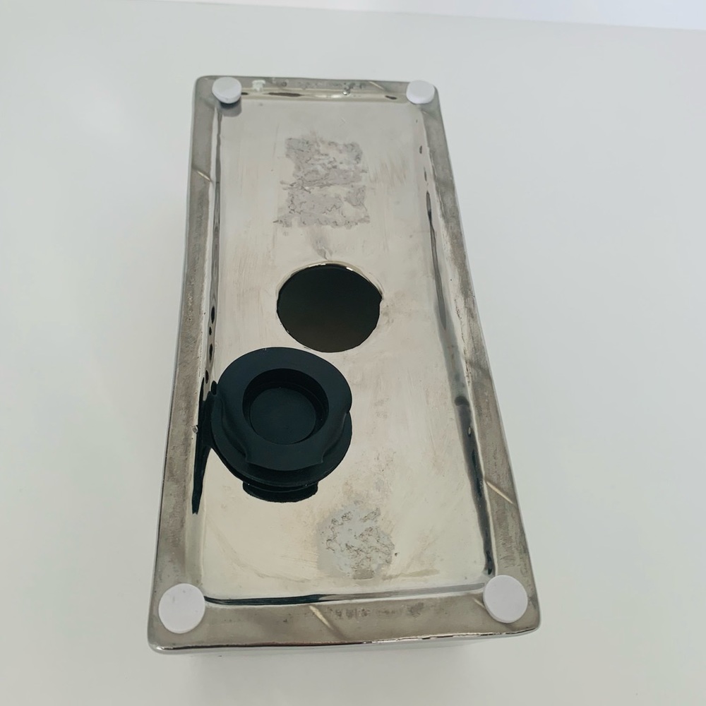 Silver Brick Piggy Bank - Picture 4 of 8